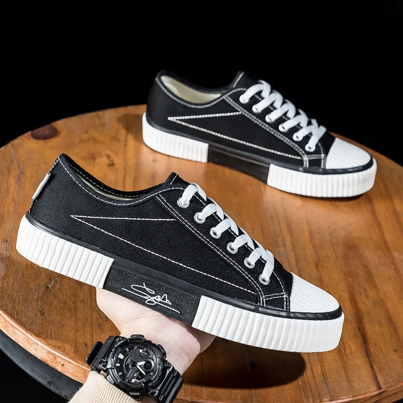 INSTOCK-Men's canvas shoes