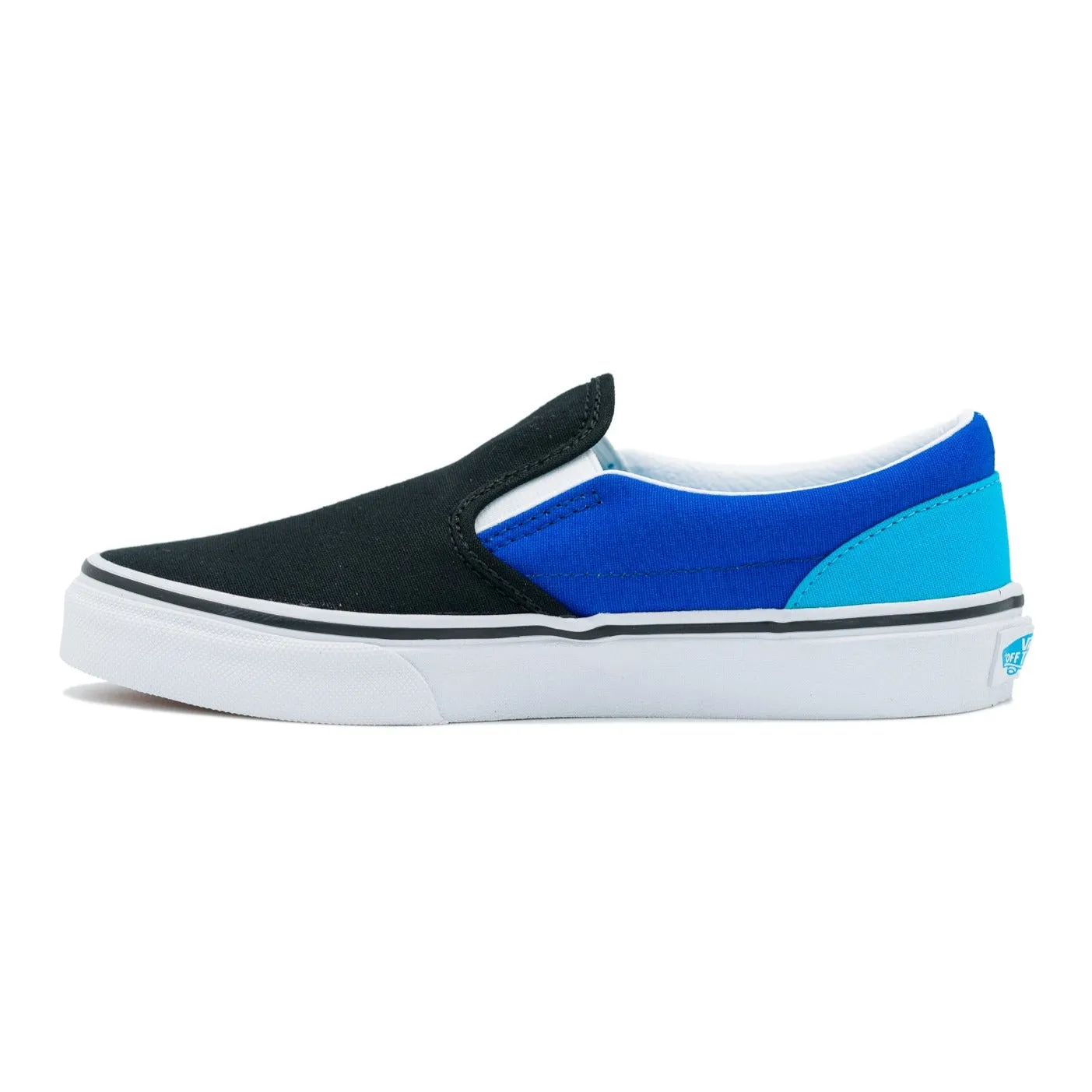 Vans Kids Slip-On - (Color Block) Black/Blue