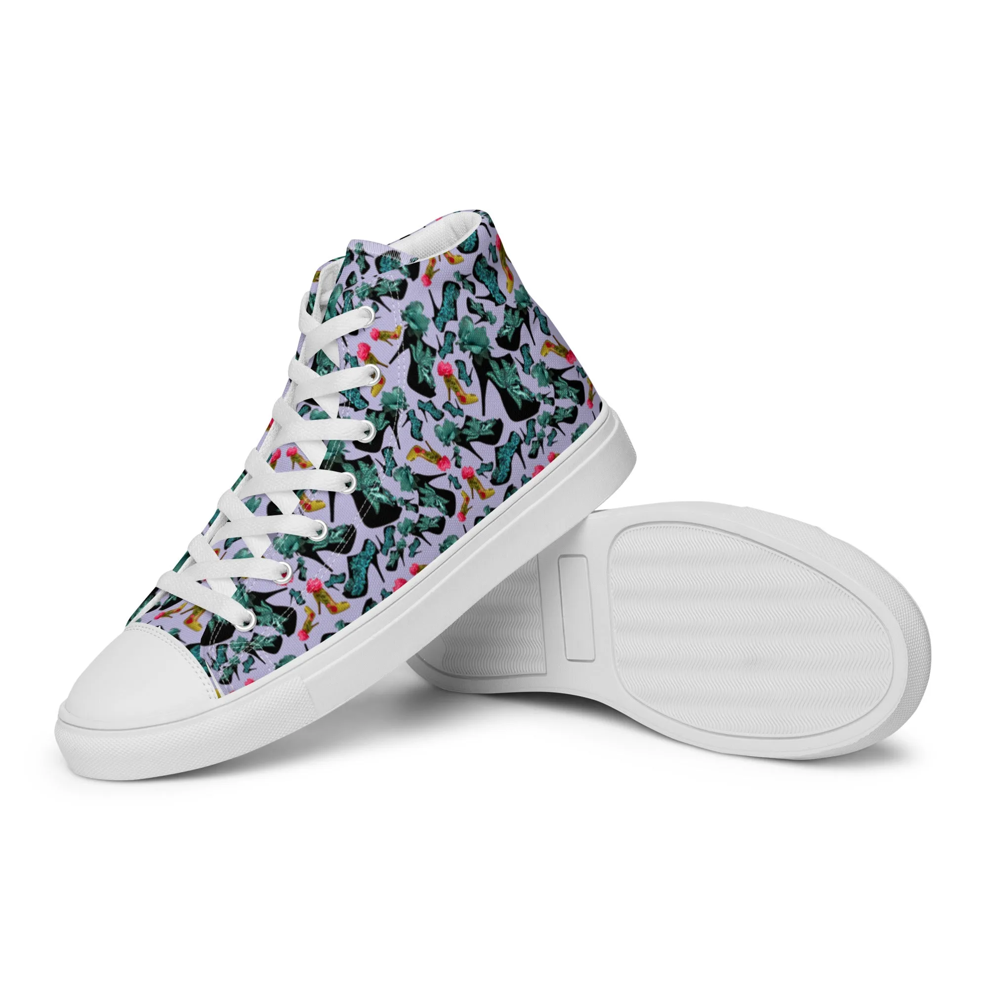 Women’s high top canvas shoes 'Blue shoes'